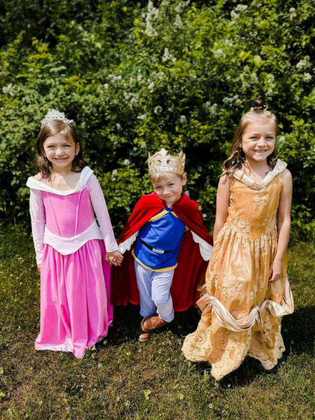 All 3 kids Princess Superhero